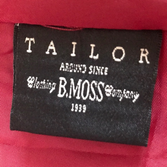 Tailor B. Moss Size 4 A Line Skirt Rust Red - Picture 6 of 7